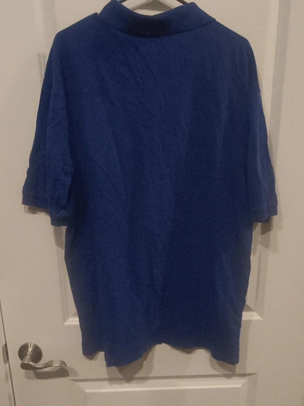 Polo by Ralph Lauren Blue Polo with Pink Pony Embroidery | Size XLT